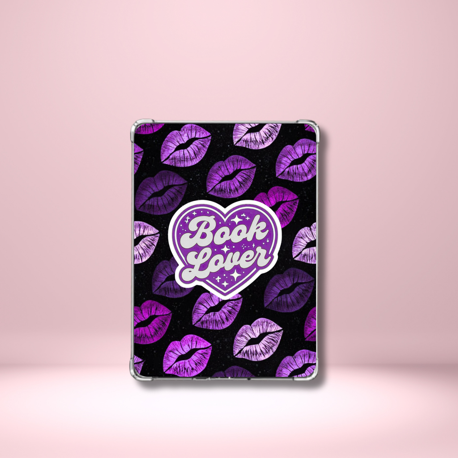 Kindle Insert - Book Lover with Lipstick Kisses