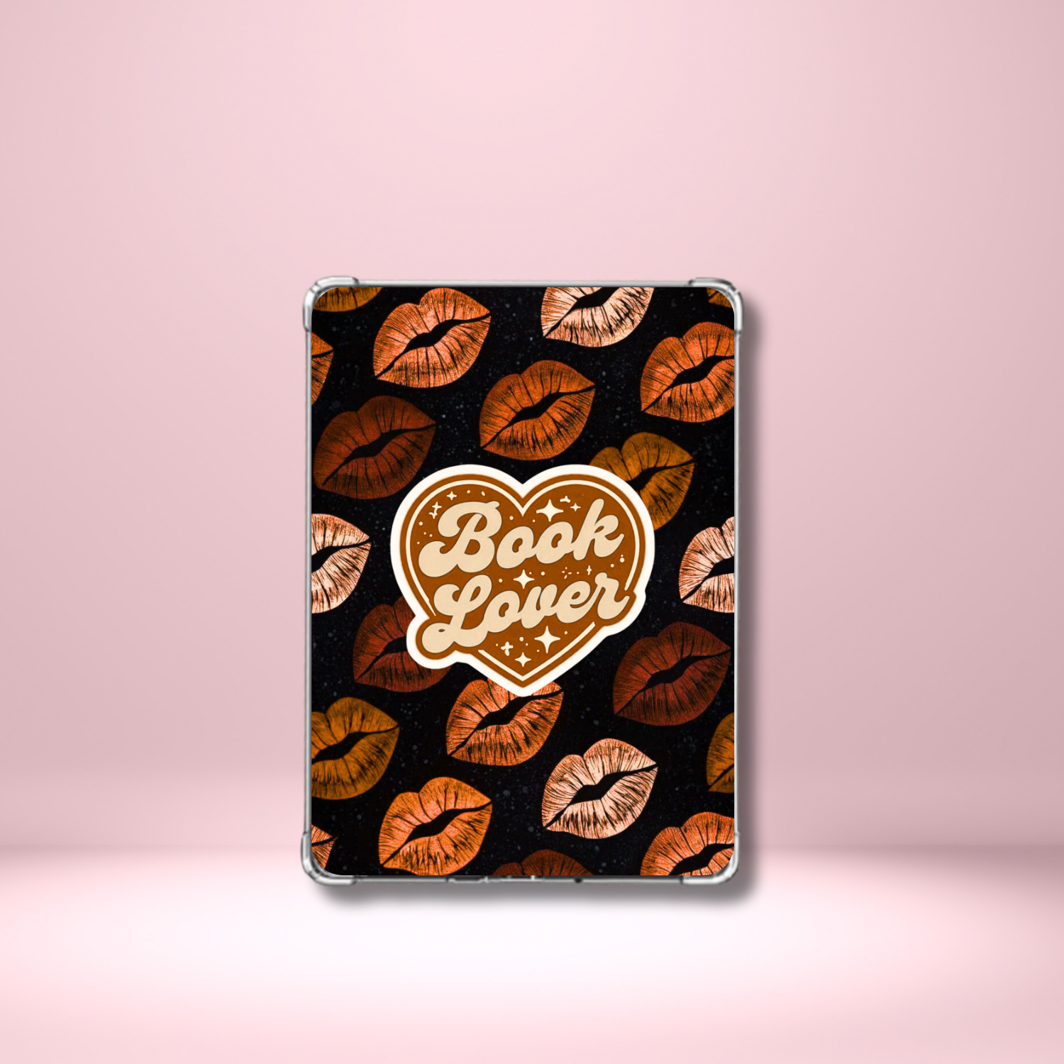 Kindle Insert - Book Lover with Lipstick Kisses