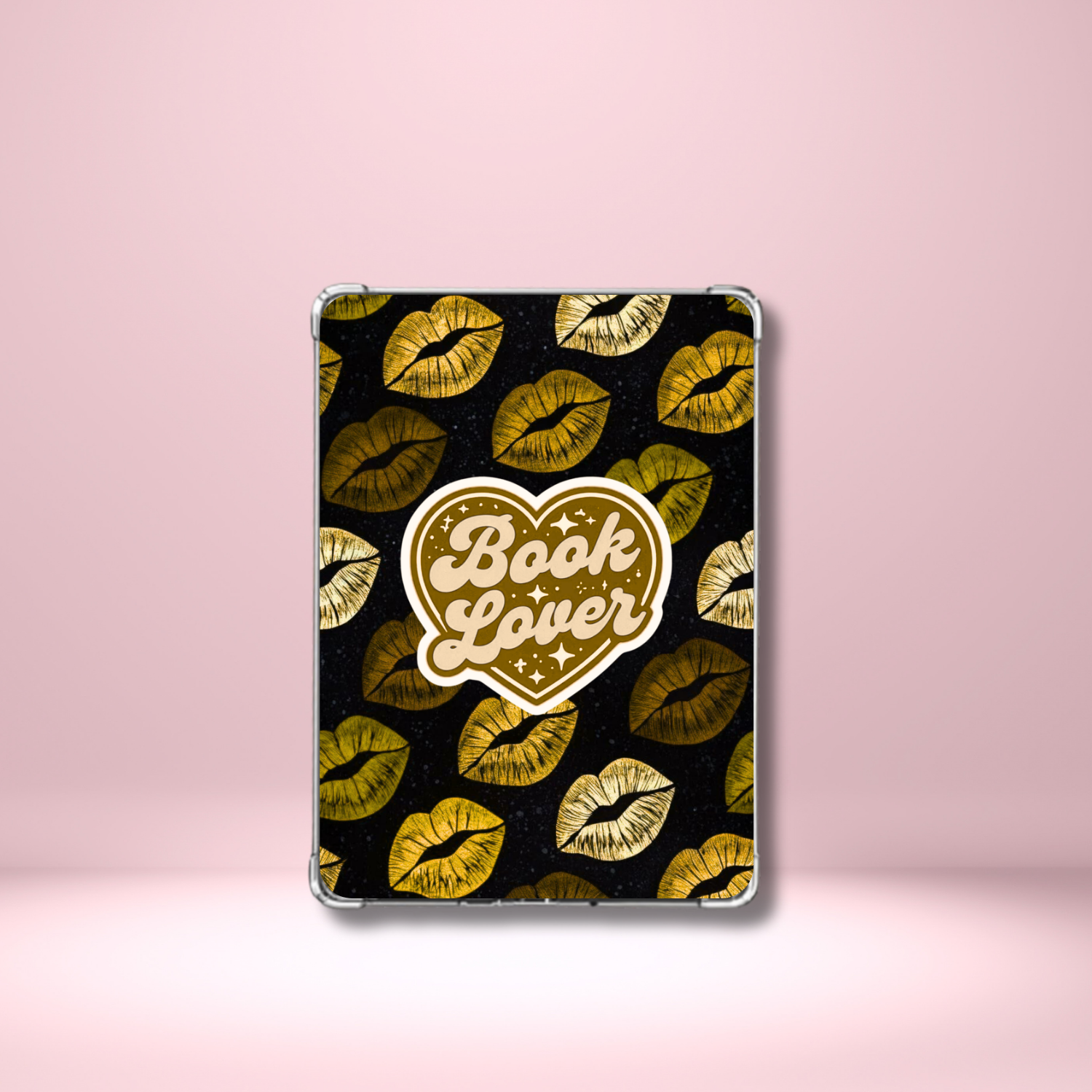 Kindle Insert - Book Lover with Lipstick Kisses