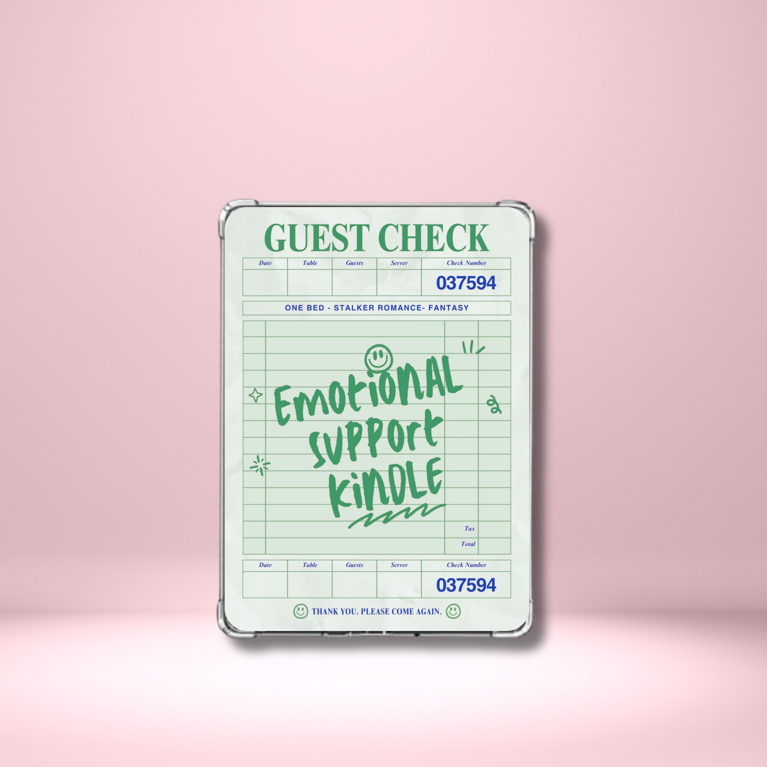 Kindle Insert - Emotional Support Kindle