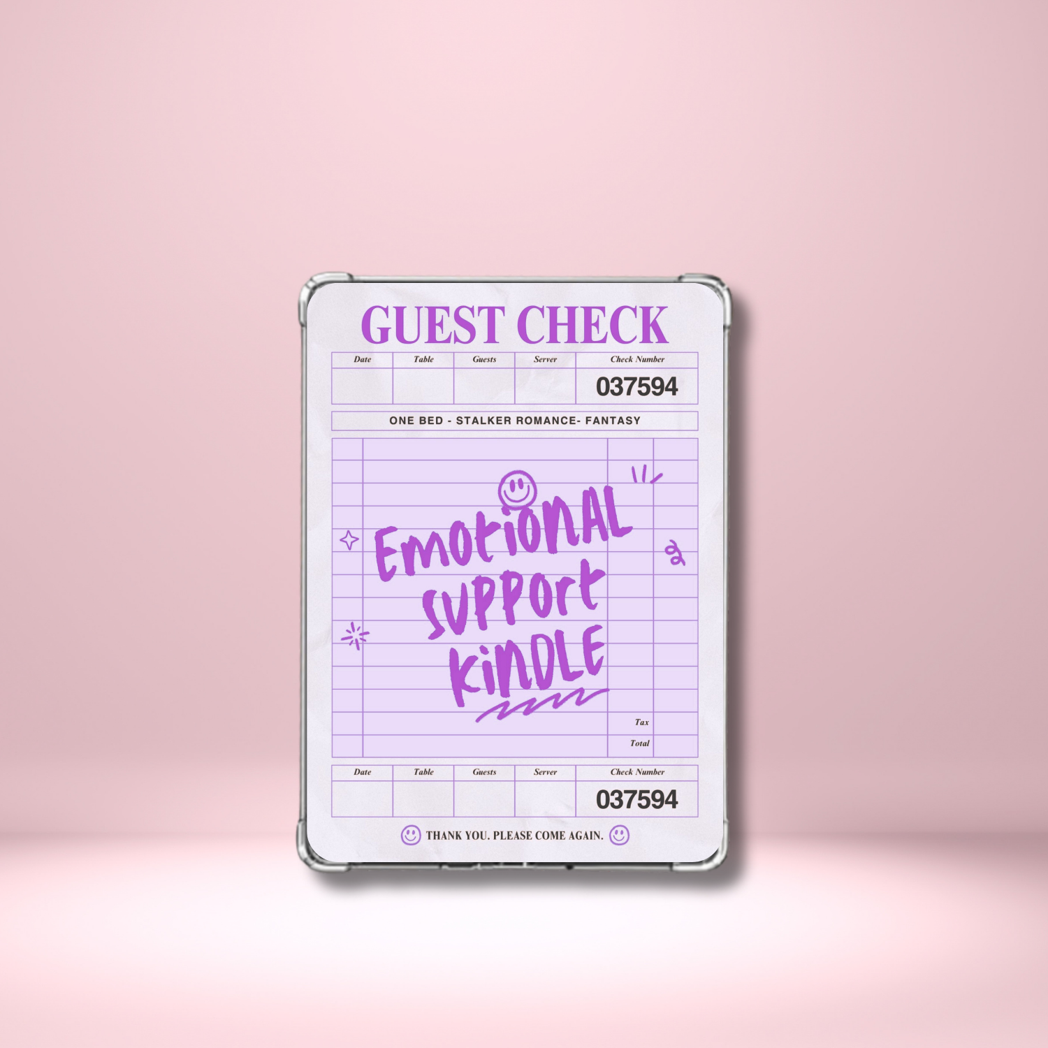 Kindle Insert - Emotional Support Kindle