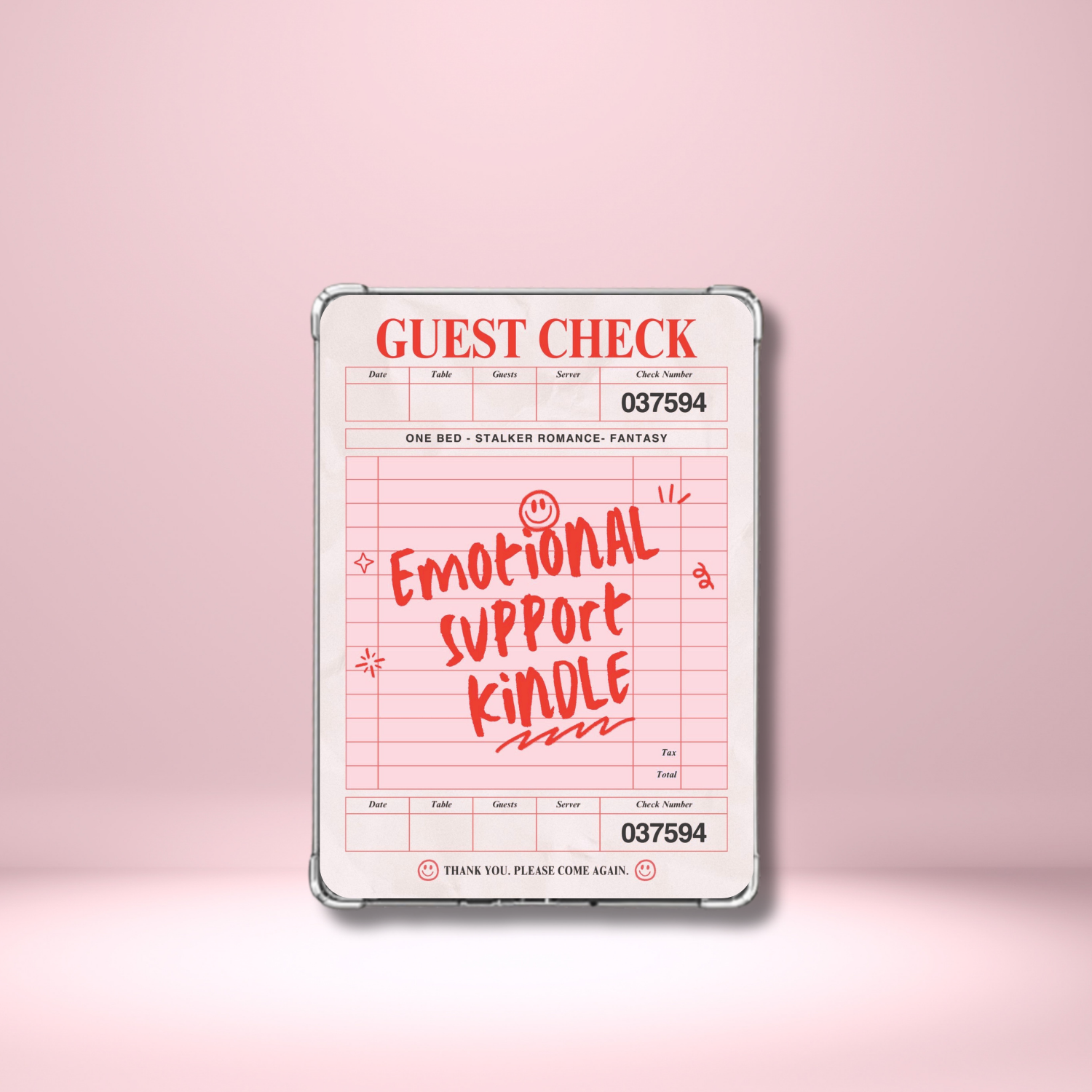 Kindle Insert - Emotional Support Kindle