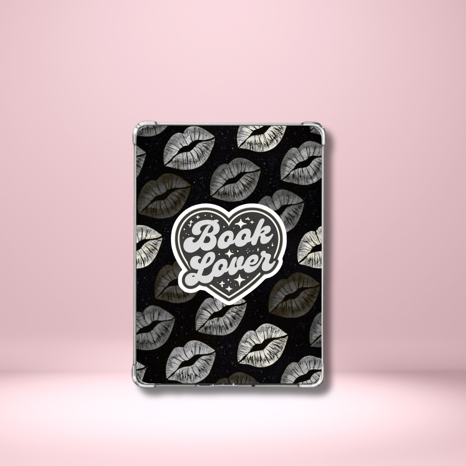 Kindle Insert - Book Lover with Lipstick Kisses
