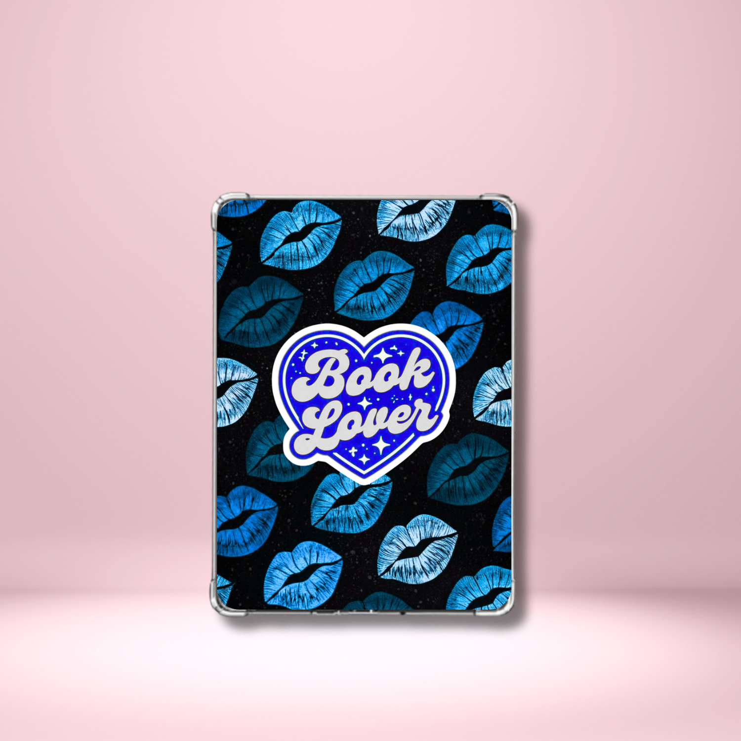 Kindle Insert - Book Lover with Lipstick Kisses