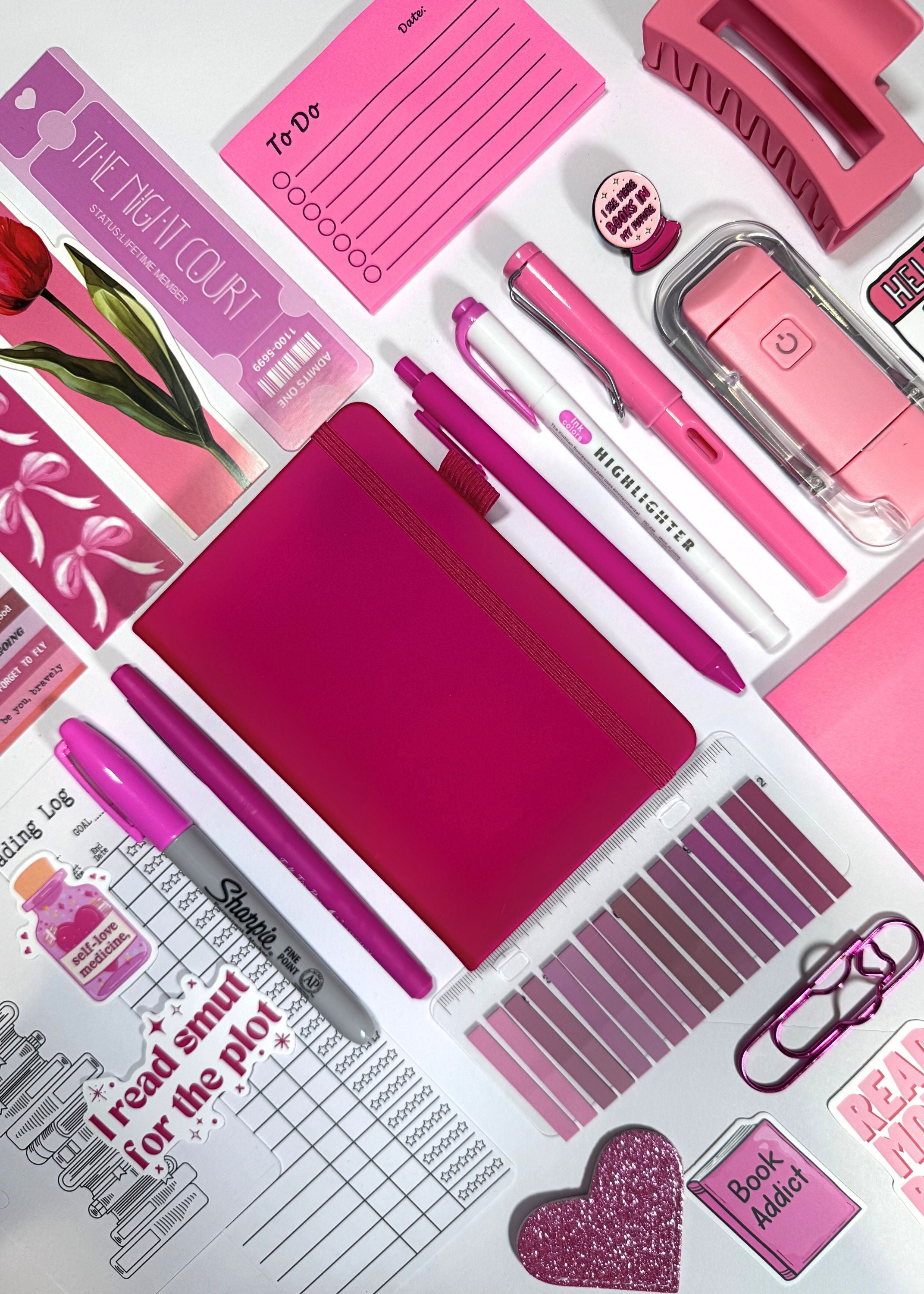 Hot Pink Bookish Bundle