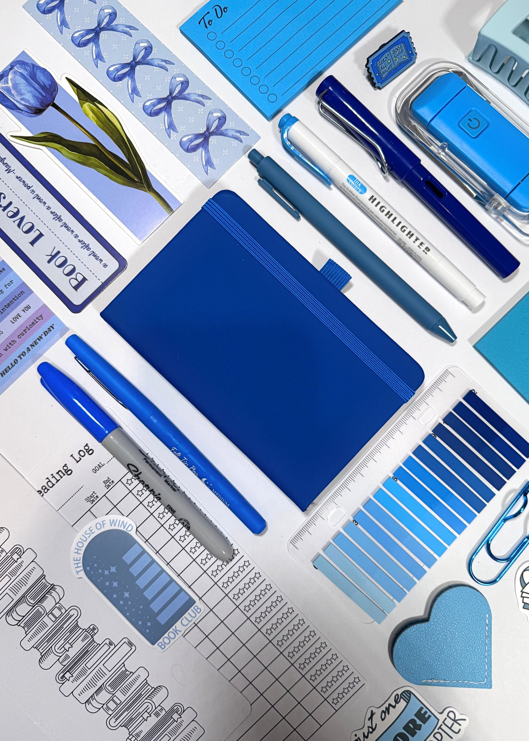 Bright Blue Bookish Bundle