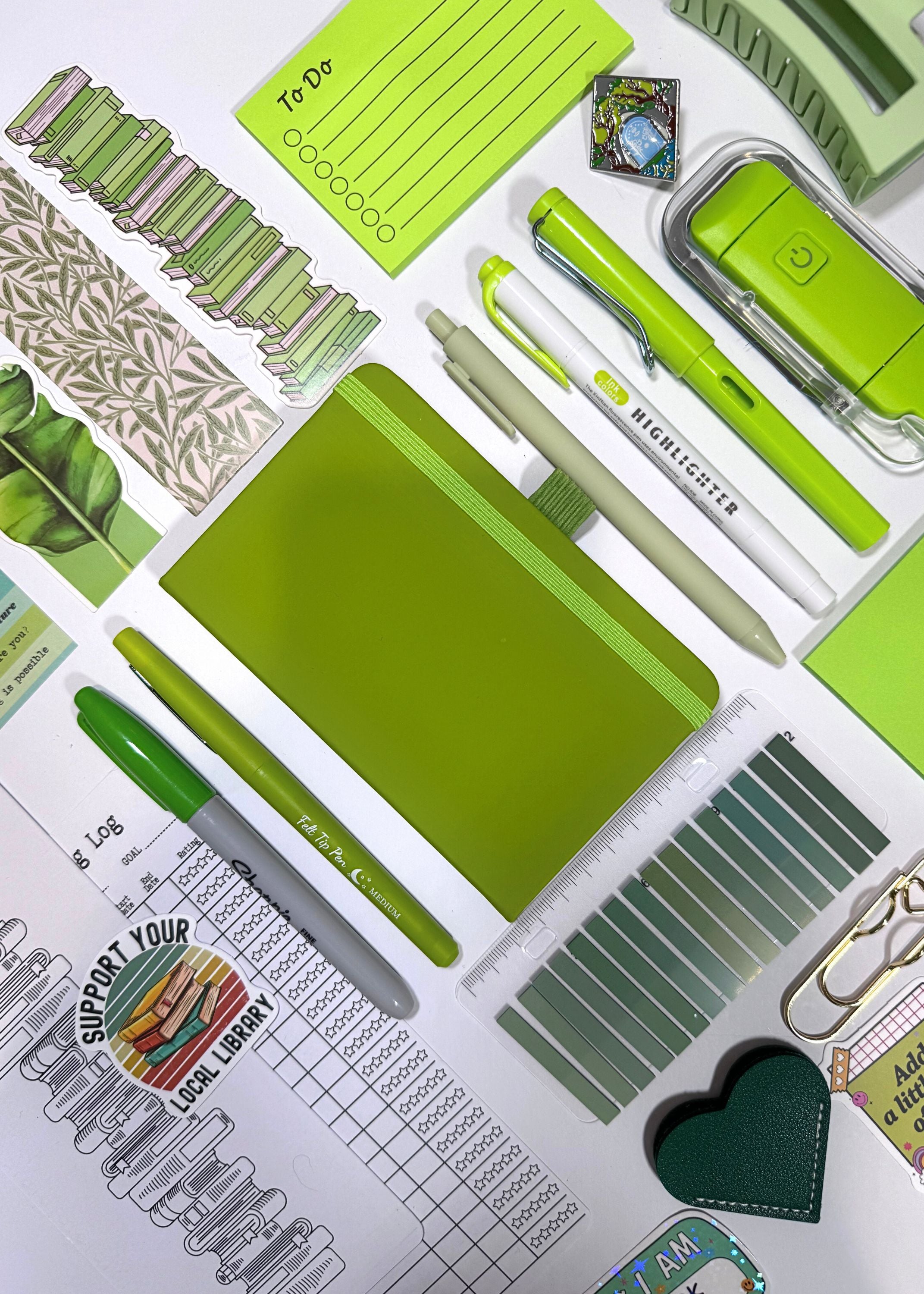 Bright Green Bookish Bundle